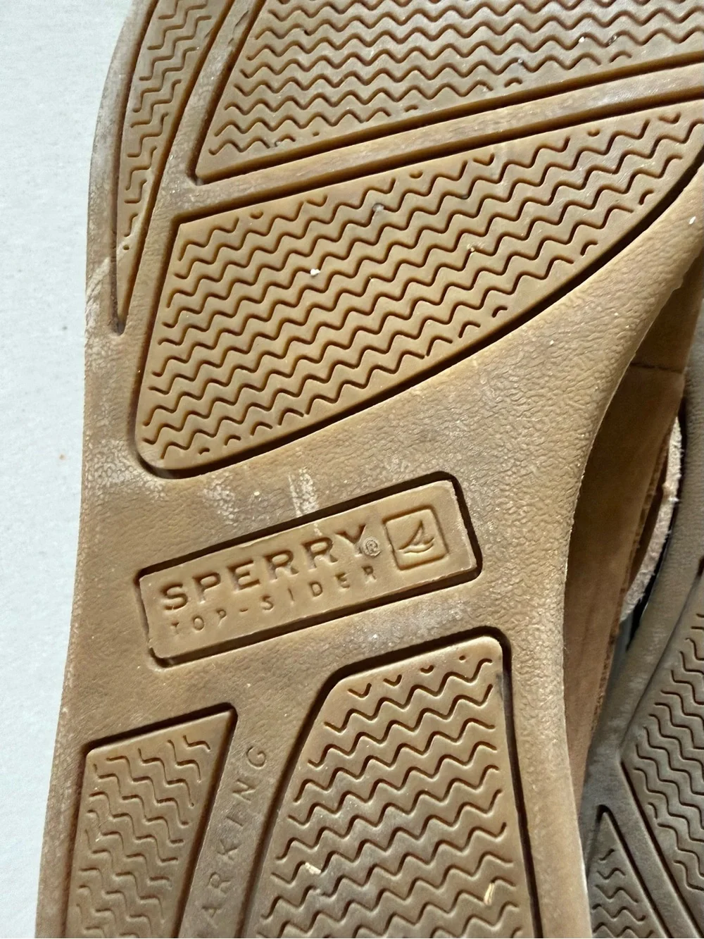 Sperry Brown Leather Kids Boat Shoes